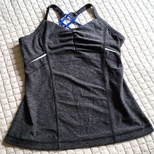 Under Armor Built In Bra Strappy Tank